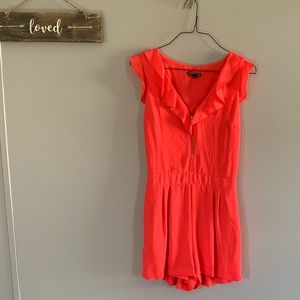 Express Coral Romper